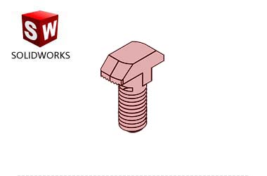 40系列鋁型材T型螺栓3d模型 40系列鋁型材T型螺栓3d模型