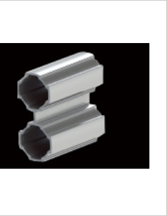 D28-C鋁合金精益管型材三維圖 D28-C鋁合金精益管型材三維圖