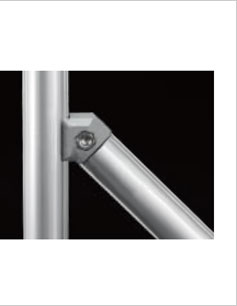 精益管45度內(nèi)漲連接件三維圖 精益管45度內(nèi)漲連接件三維圖