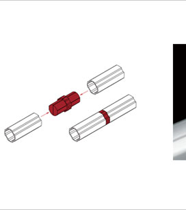 精益管直線內(nèi)漲件安裝示意圖 精益管直線內(nèi)漲件安裝示意圖