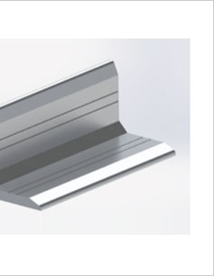 4040角鋁型材三維圖 4040角鋁型材三維圖