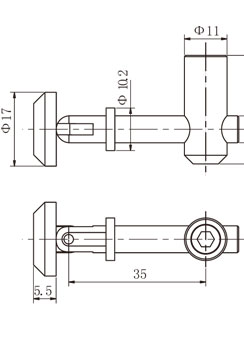 鋁型材斜角連接件物理參數 鋁型材斜角連接件物理參數