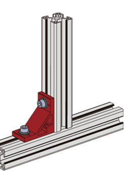 鋁型材角件安裝示意圖 鋁型材角件安裝示意圖