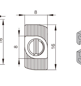鋁型材T型螺栓物理參數2 鋁型材T型螺栓物理參數2
