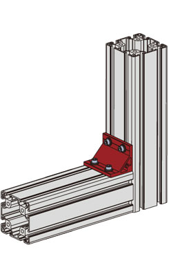 60*規(guī)格鋁型材角碼安裝示意圖 60*規(guī)格鋁型材角碼安裝示意圖