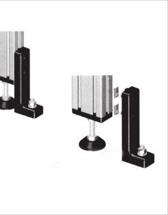L型地腳角件安裝示意圖 L型地腳角件安裝示意圖