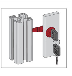 回轉(zhuǎn)鎖安裝示意圖 回轉(zhuǎn)鎖安裝示意圖