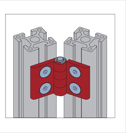 尼龍合頁(yè)安裝示意圖 尼龍合頁(yè)安裝示意圖