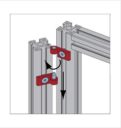 可拆卸合頁安裝示意圖 可拆卸合頁安裝示意圖