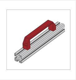 鋁合金把手安裝示意圖 鋁合金把手安裝示意圖