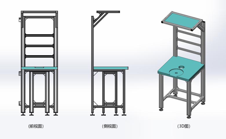 防靜電工作臺設計圖紙 防靜電工作臺設計圖紙